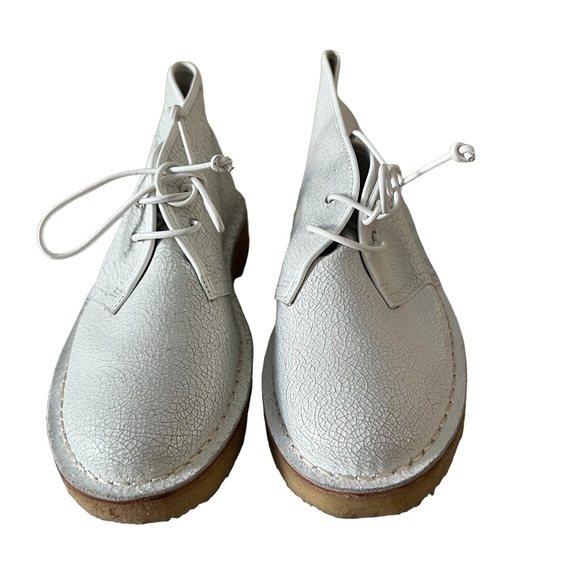 Tory Burch Shoes - Tory Burch Bergen Leather Bootie Chukka White‎